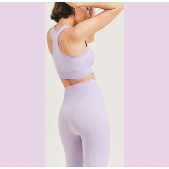 High Rise Legging and Bra Top Seamless - Picture 7 of 8